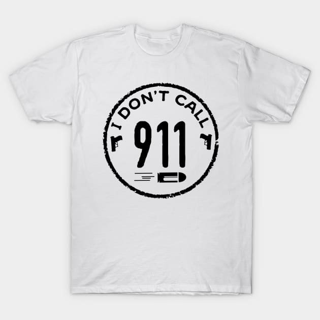 911 (black) T-Shirt by nektarinchen